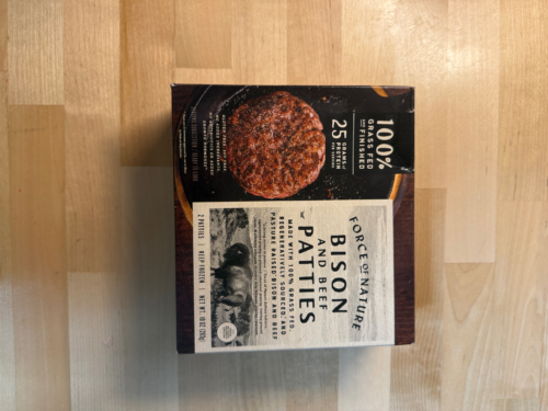 Force of nature Bison Patties