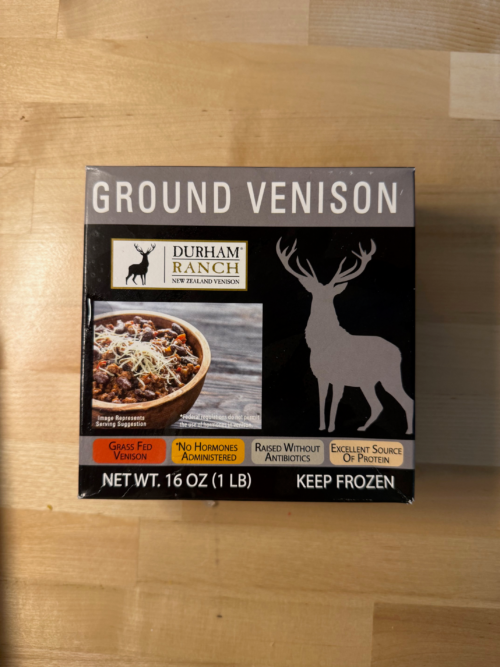 Durham Ranch branded Ground Venison
