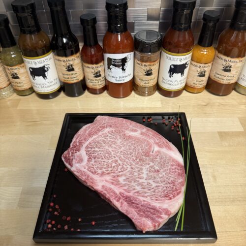 A wagyu ribeye