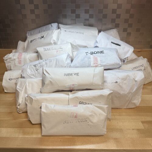 A large pile of assorted meats for Jumbo Pack