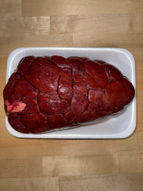 Beef Kidney on a tray
