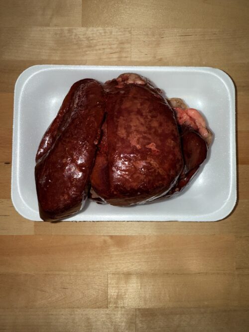 Pork Kidney on a tray